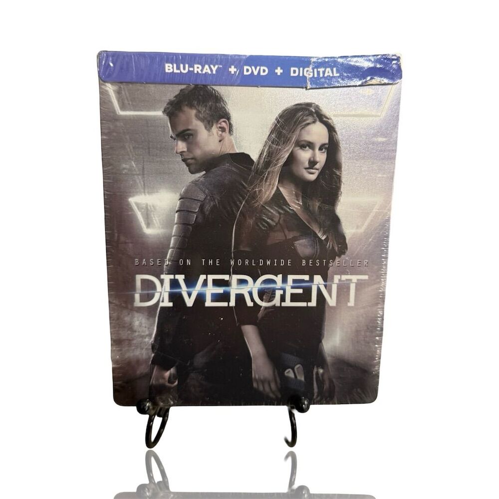 Divergent SteelBook Edition Blu-ray/DVD + Digital Copy Adventure Sci-Fi